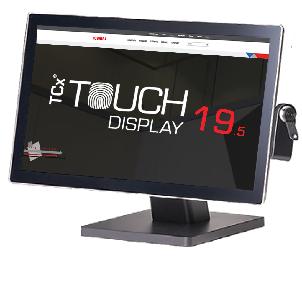 19.5-inch TCx Touch Display in landscape orientation